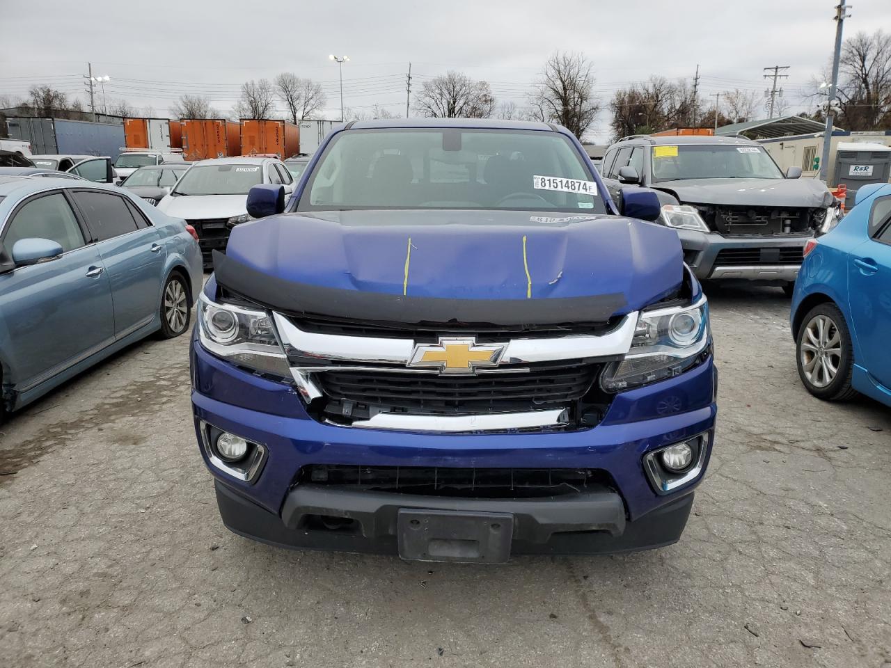 2016 Chevrolet Colorado VIN 1GCGTCE3XG1371424 Copart auction photo, rear end / front end damage thumbnail 5