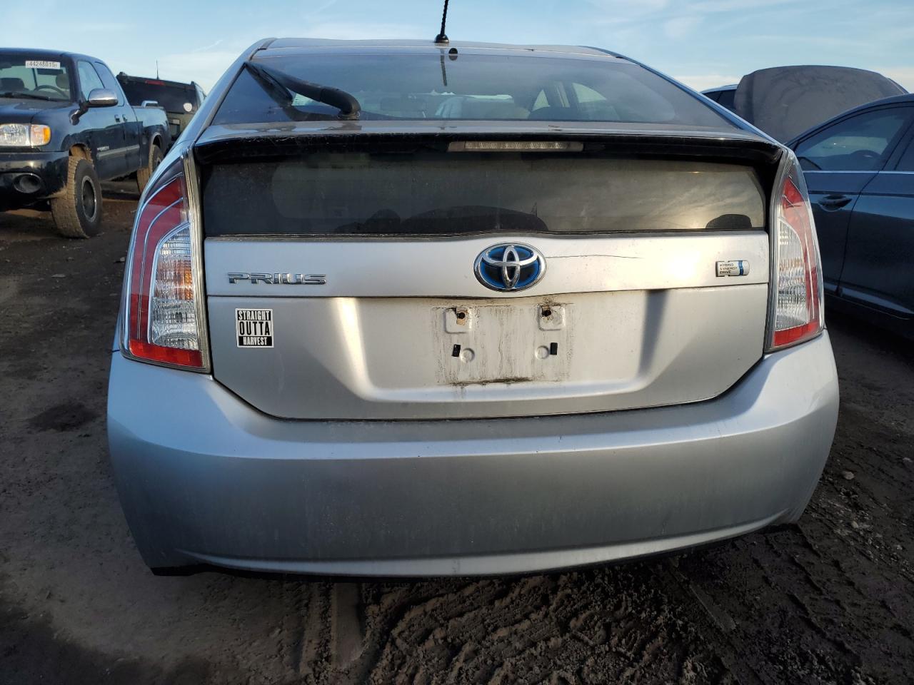 2014 Toyota Prius VIN JTDKN3DUXE0360294 Copart auction photo, front end / mechanical damage thumbnail 6