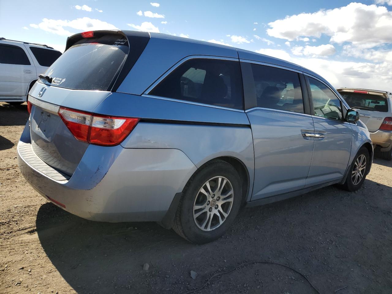 2012 Honda Odyssey VIN 5FNRL5H45CB145785 Copart auction photo, hail / rear end damage thumbnail 3