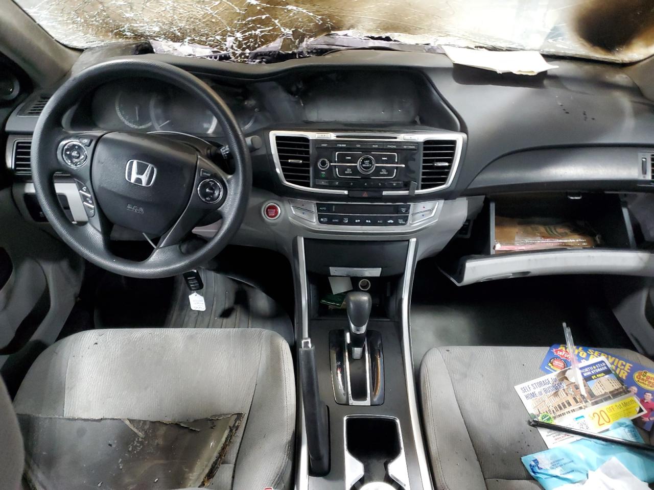 2014 Honda Accord VIN 1HGCR2F75EA175284 Copart auction photo, burn - engine damage thumbnail 8