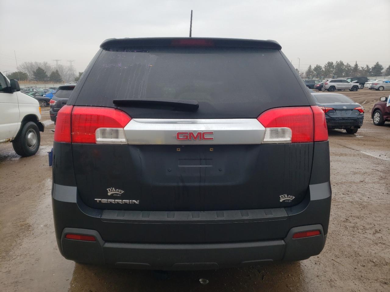 2013 GMC Terrain VIN 2GKALUEKXD6267967 Copart auction photo, front end / side damage thumbnail 6