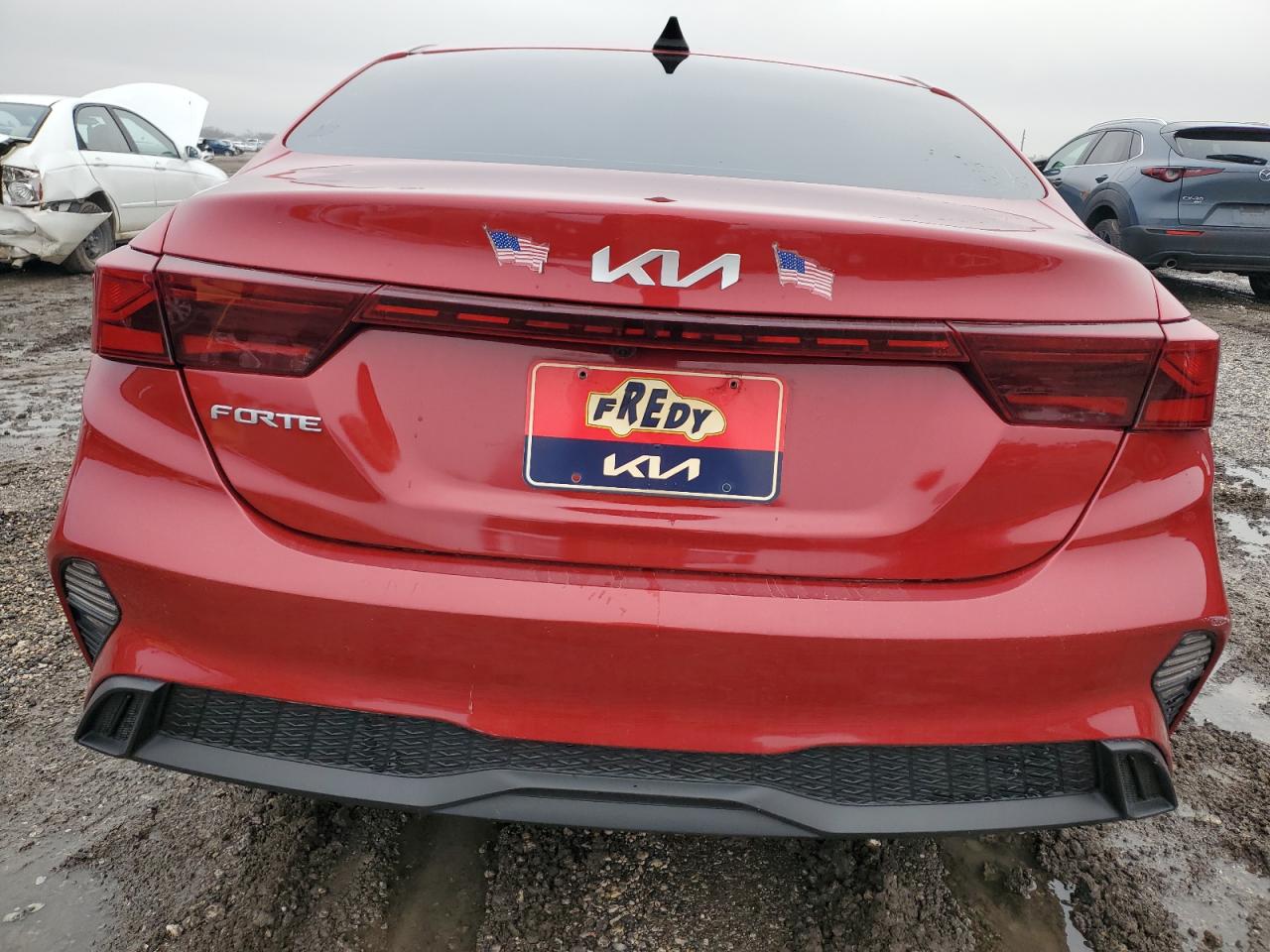 2022 KIA Forte VIN 3KPF24ADXNE417105 Copart auction photo, front end / side damage thumbnail 6