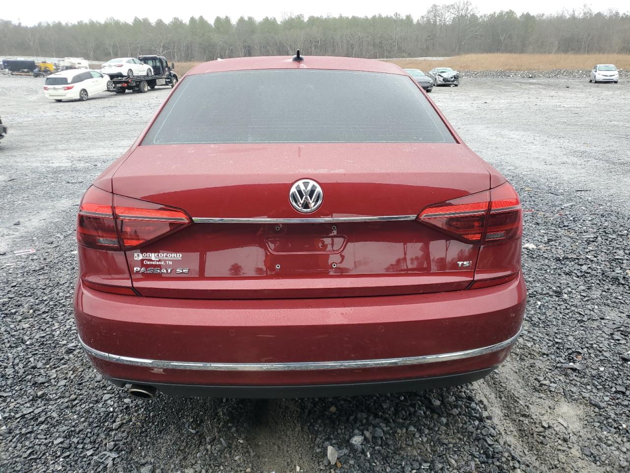 2018 Volkswagen Passat VIN 1VWBA7A36JC045562 Copart auction photo, front end / side damage thumbnail 6