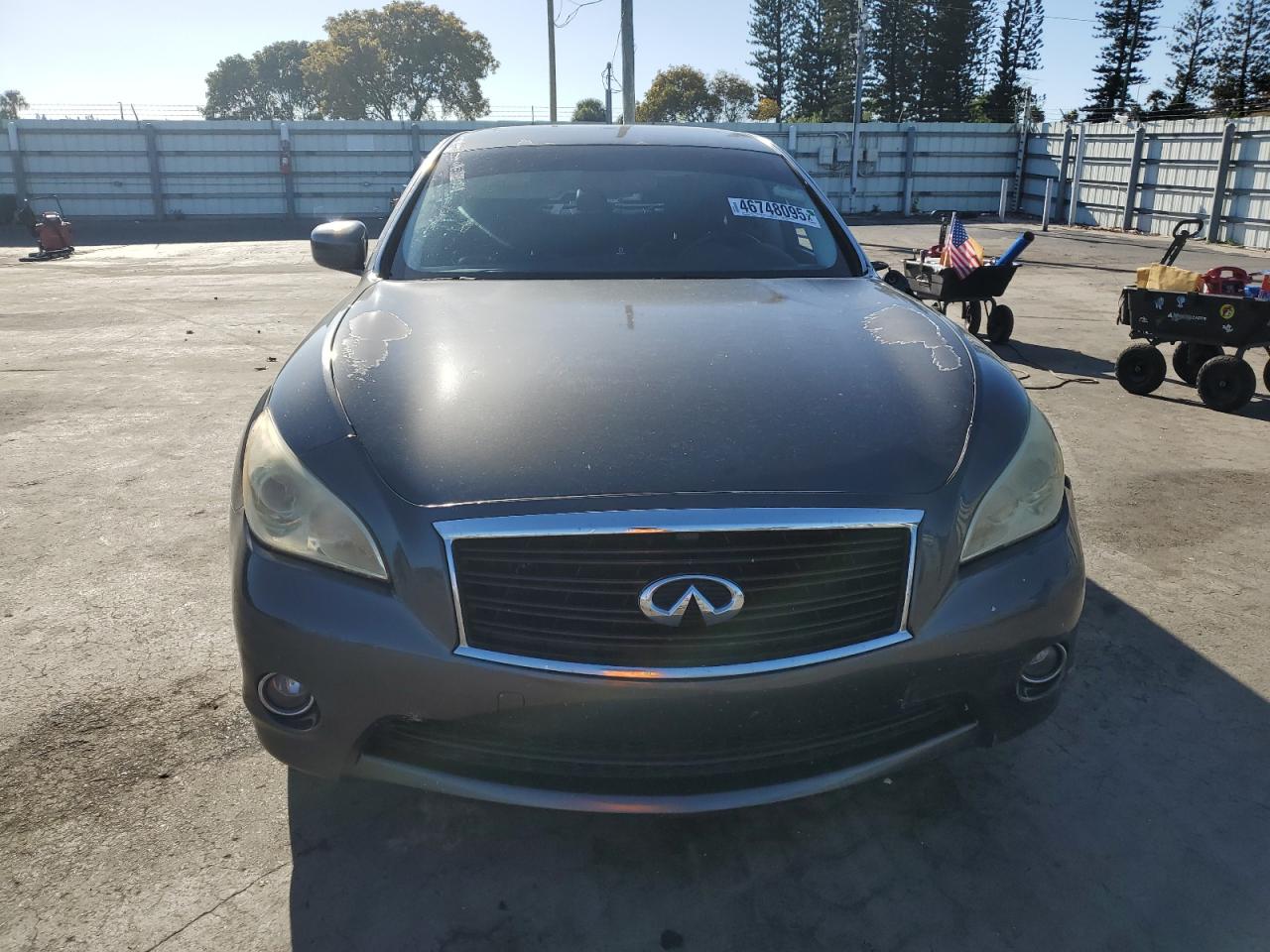 2011 Infiniti M VIN JN1BY1AP1BM320364 Copart auction photo, side damage thumbnail 5