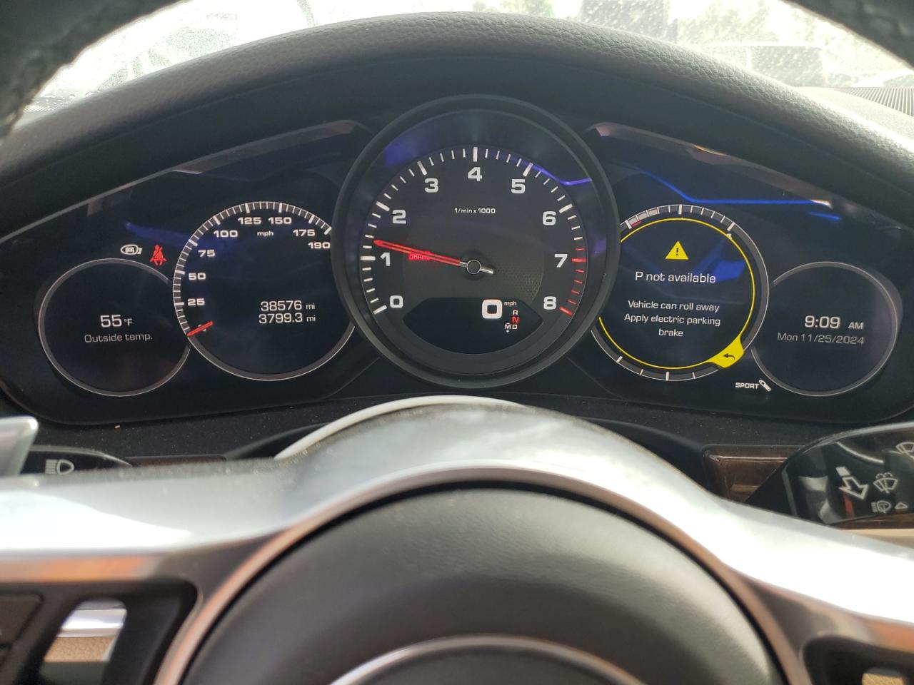 2020 Porsche Panamera VIN WP0AA2A74LL103885 Copart auction photo, mechanical damage thumbnail 9