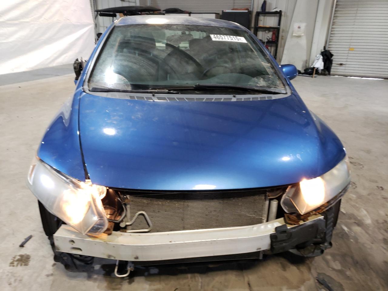 2007 Honda Civic VIN 2HGFA16597H503758 Copart auction photo, side / front end damage thumbnail 5