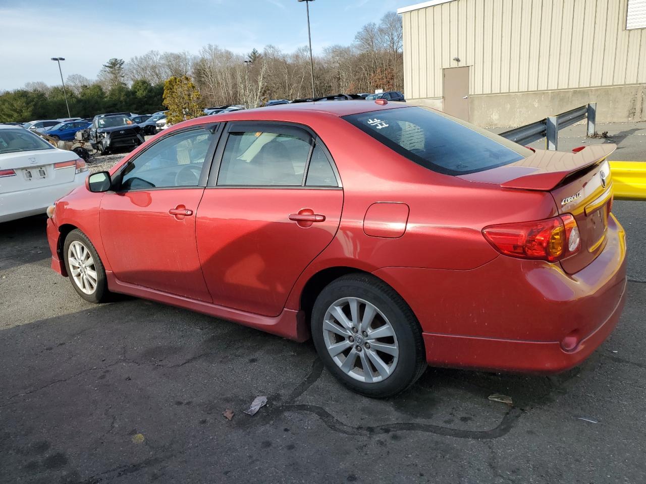 2010 Toyota Corolla VIN 2T1BU4EE2AC233085 Copart auction photo, side / front end damage thumbnail 2