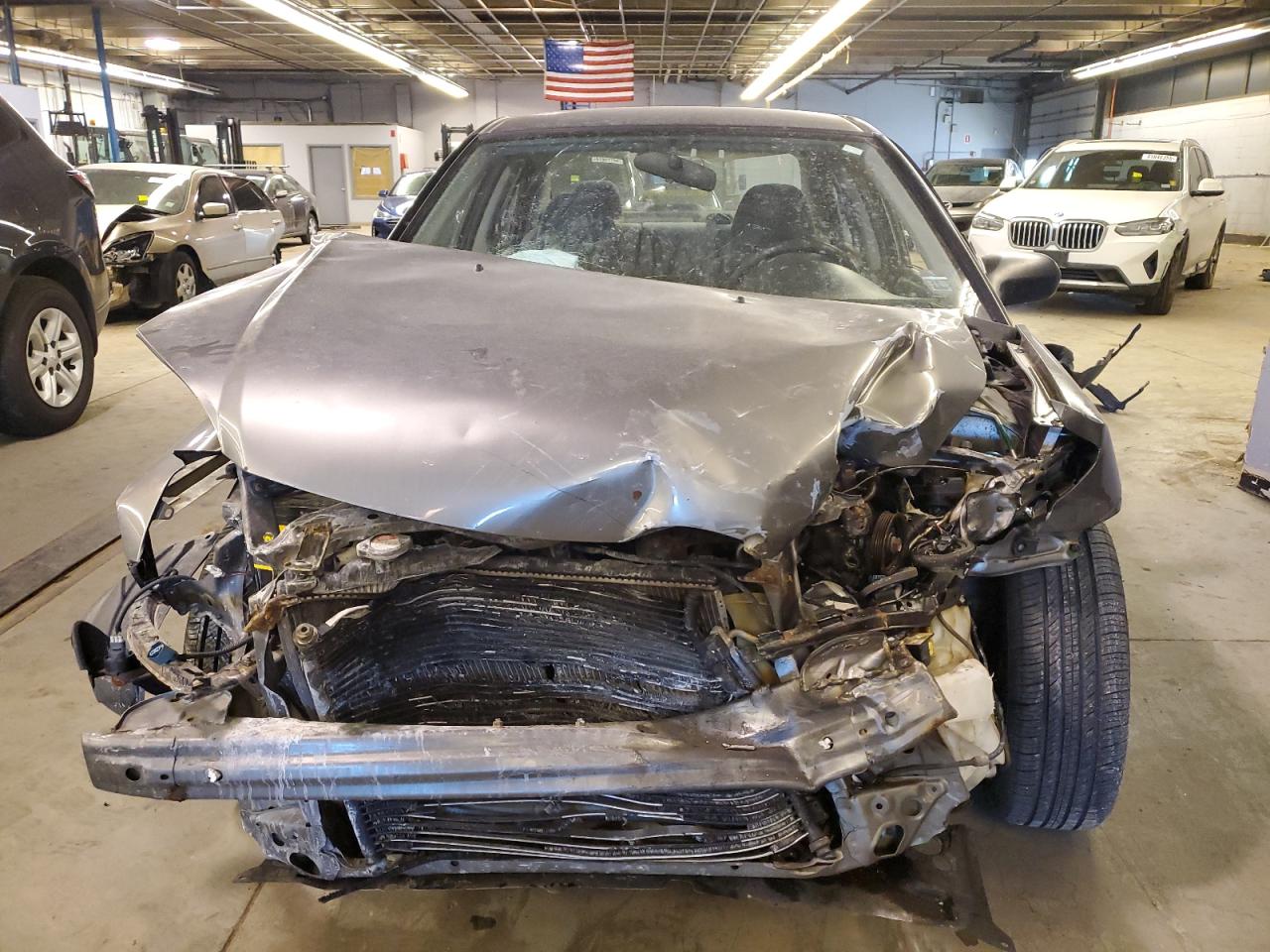 2004 Honda Civic VIN 1HGES16574L025427 Copart auction photo, front end damage thumbnail 5