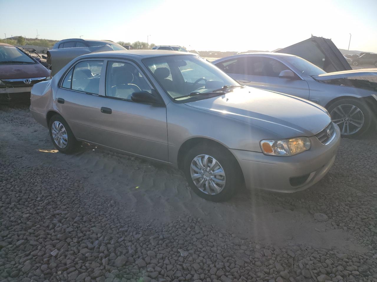 2002 Toyota Corolla VIN 1NXBR12E52Z620993 Copart auction photo, rear end damage thumbnail 4