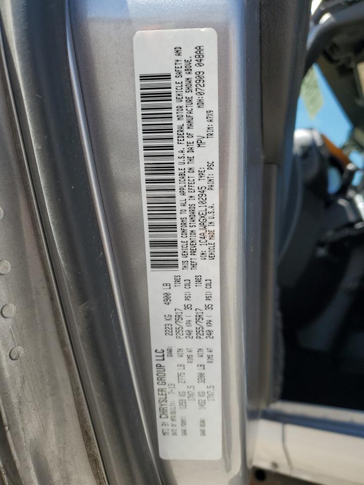 2014 Jeep Wrangler VIN 1C4AJWAGXEL102945 Copart auction photo, front end / minor dent/scratches damage thumbnail 14
