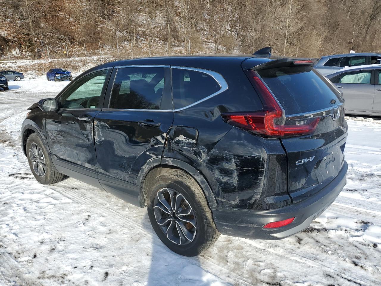 2022 Honda CR-V VIN 7FARW2H56NE034765 Copart auction photo, rear end / side damage thumbnail 2