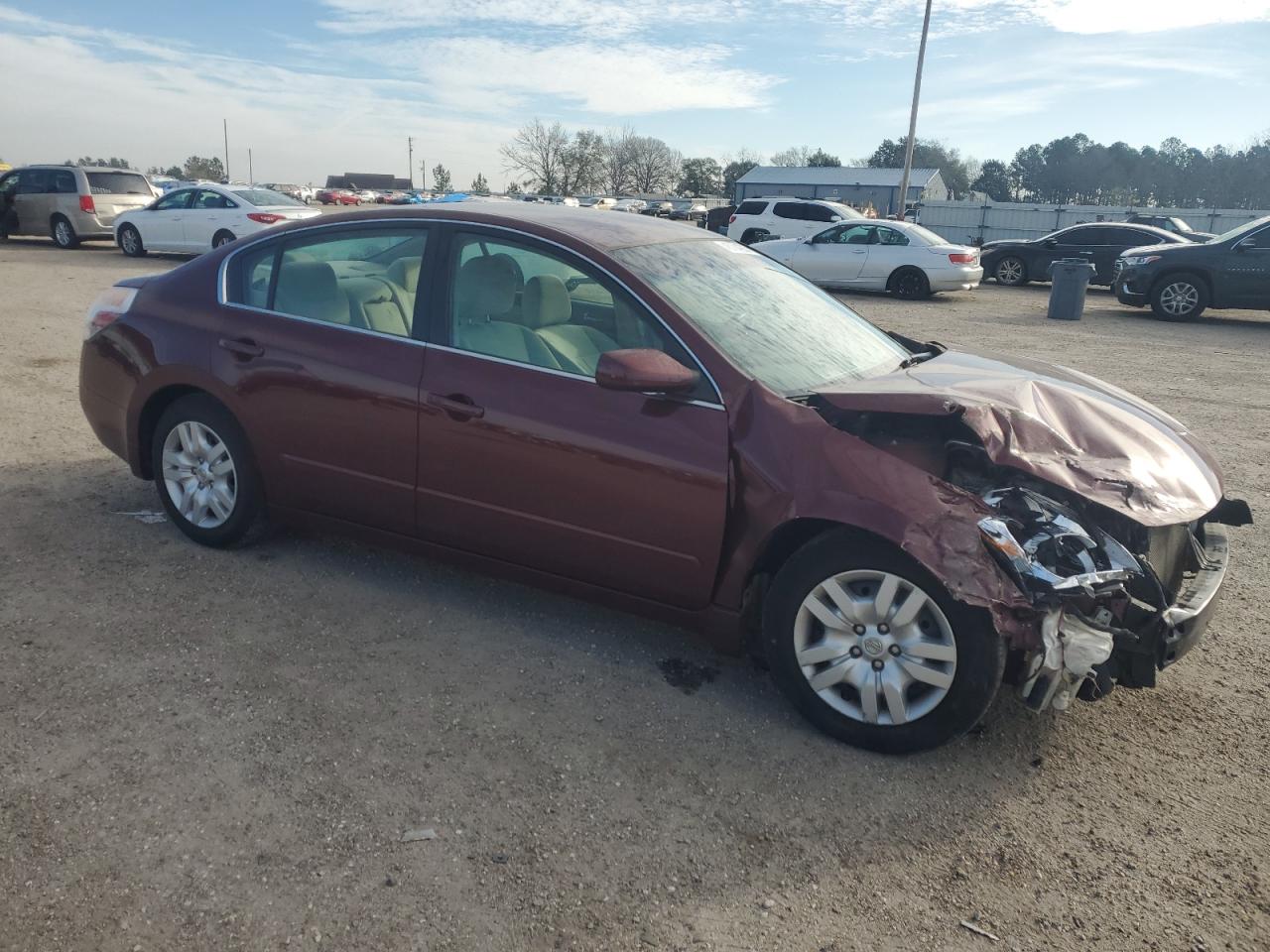 2010 Nissan Altima VIN 1N4AL2AP5AC195120 Copart auction photo, front end / side damage thumbnail 4