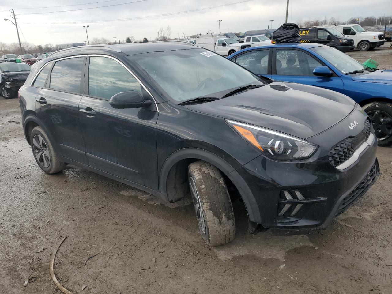 2022 KIA Niro VIN KNDCB3LC9N5512283 Copart auction photo, all over / mechanical damage thumbnail 4