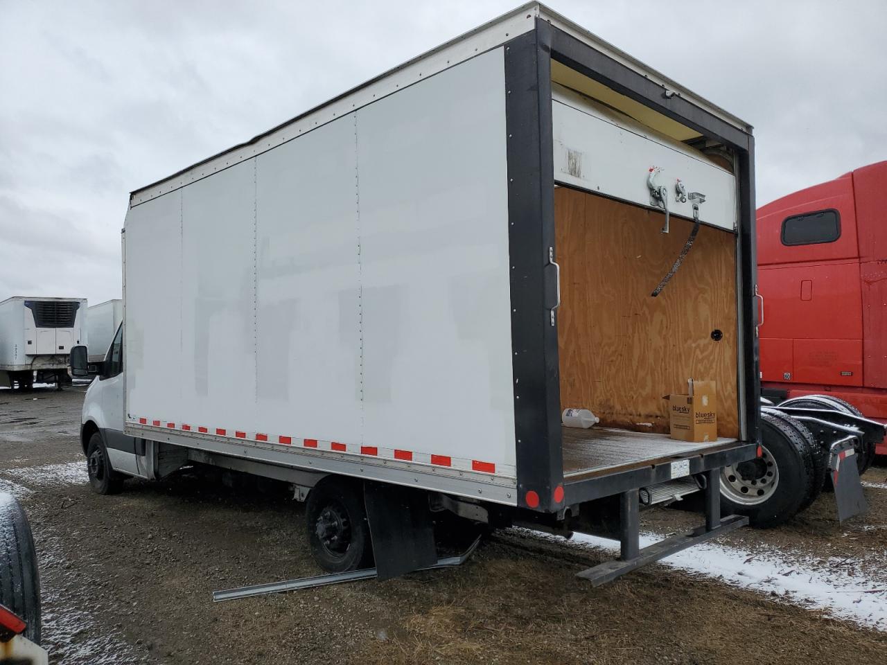 2023 Mercedes-Benz Sprinter VIN W1X8N33Y7PN271450 Copart auction photo, top/roof / side damage thumbnail 2