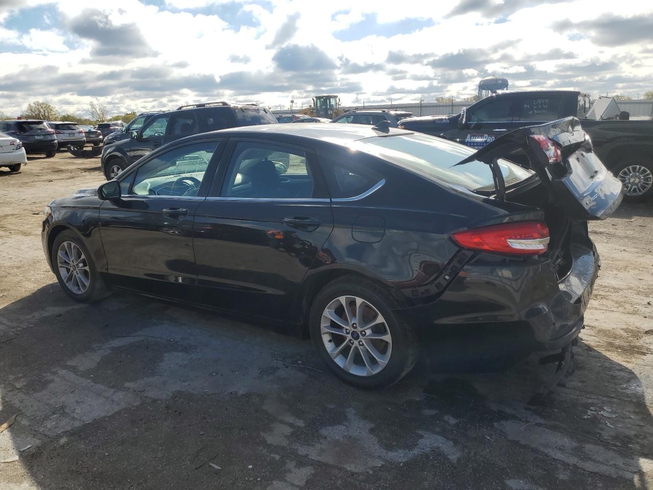 2020 Ford Fusion VIN 3FA6P0HD7LR139033 Copart auction photo, rear end damage thumbnail 2