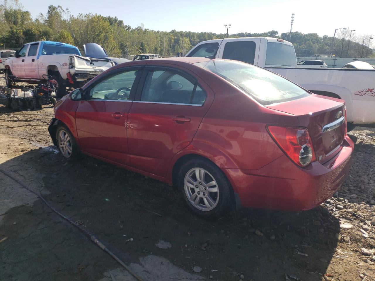 2014 Chevrolet Sonic VIN 1G1JC5SH4E4224716 Copart auction photo, front end damage thumbnail 2