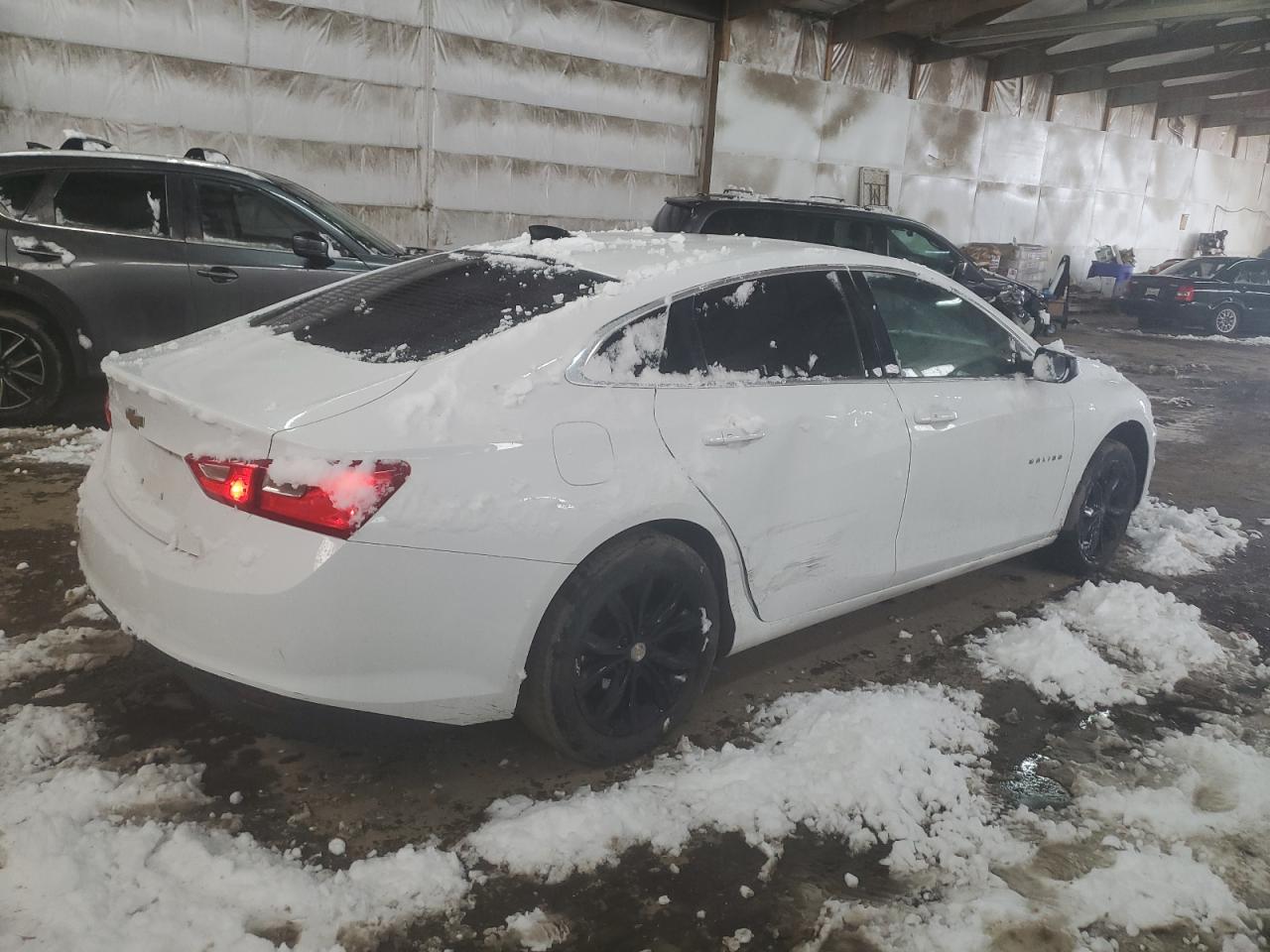 2017 Chevrolet Malibu VIN 1G1ZC5ST3HF173435 Copart auction photo, side damage thumbnail 3