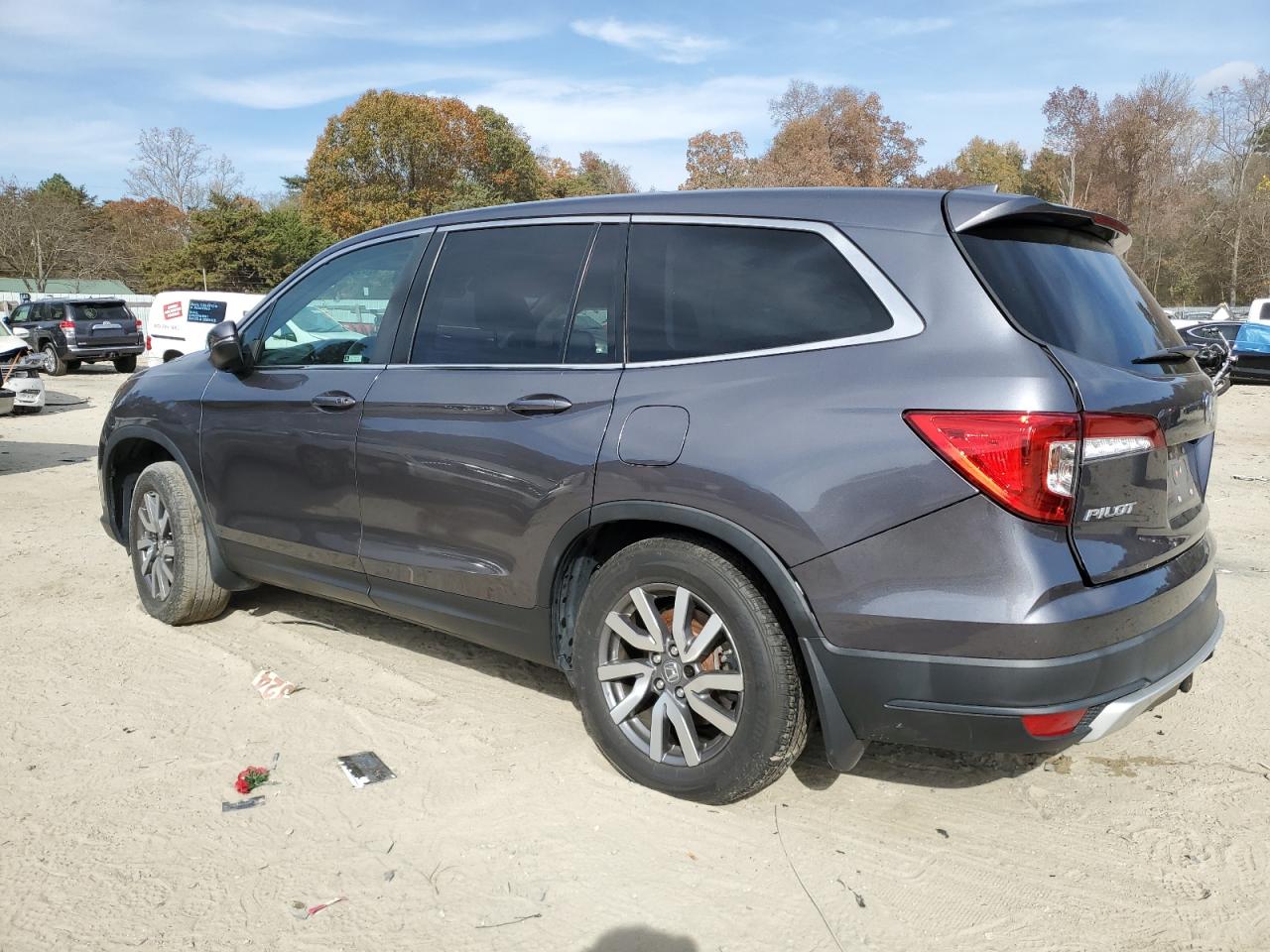 2022 Honda Pilot VIN 5FNYF6H57NB002311 Copart auction photo, mechanical / all over damage thumbnail 2