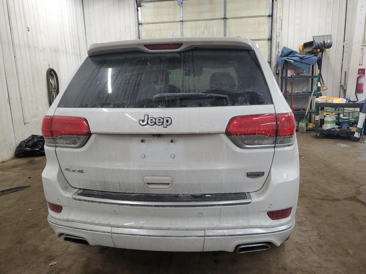2016 Jeep Grand Cherokee VIN 1C4RJFJG8GC343912 Copart auction photo, front end / side damage thumbnail 6