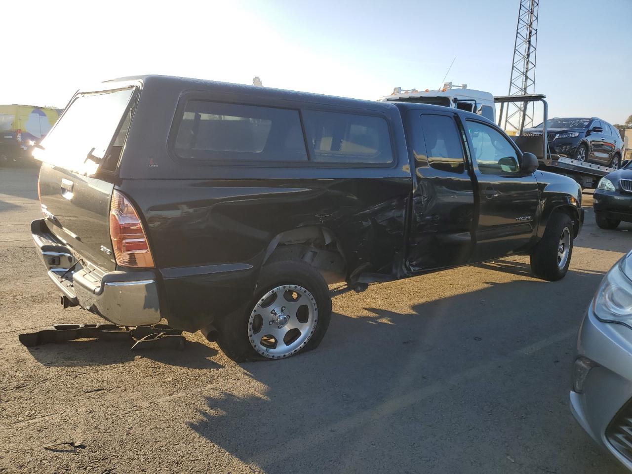 2007 Toyota Tacoma VIN 5TETX22N17Z388332 Copart auction photo, side damage thumbnail 3