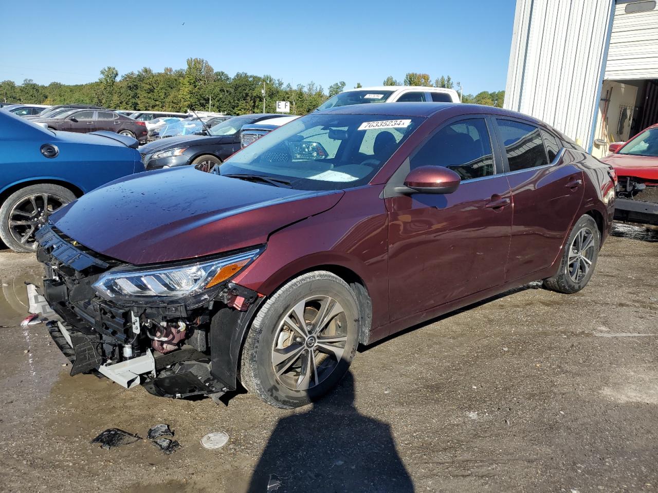 2022 Nissan Sentra VIN 3N1AB8CV5NY314506