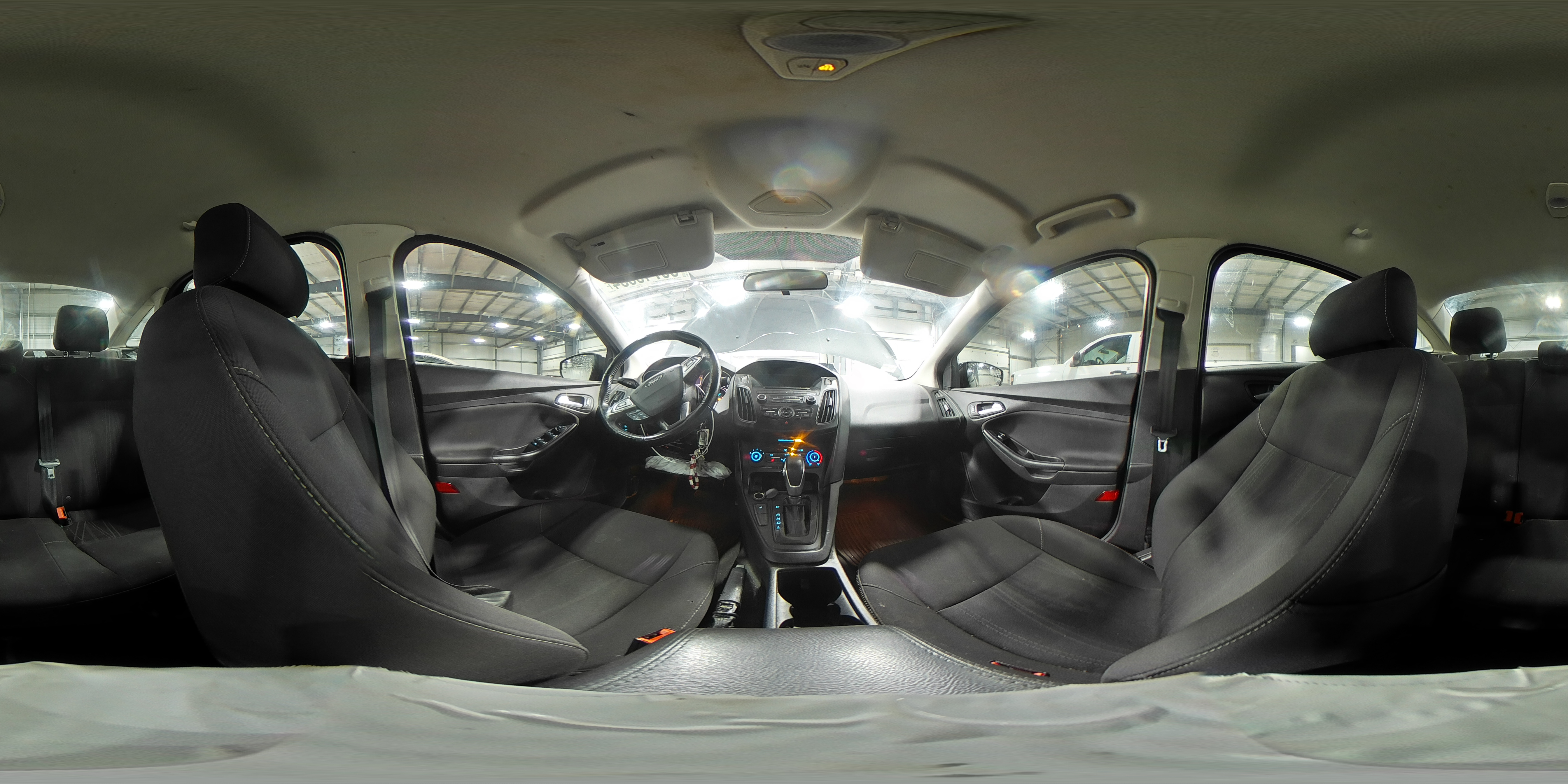 2017 Ford Focus VIN 1FADP3F26HL230262 Copart auction photo, all over / hail damage thumbnail 14