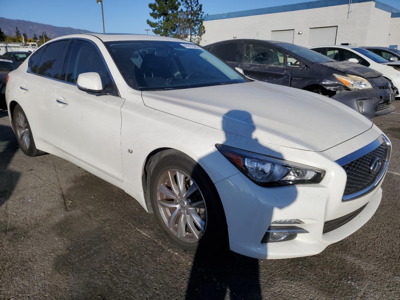 2015 Infiniti Q50 VIN JN1BV7AP8FM343870 Copart auction photo, mechanical damage thumbnail 4