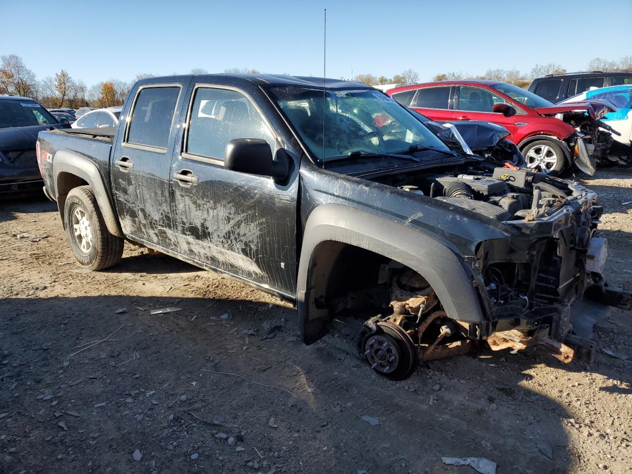 2006 Chevrolet Colorado VIN 1GCDT136X68285038 Copart auction photo, rollover damage thumbnail 4