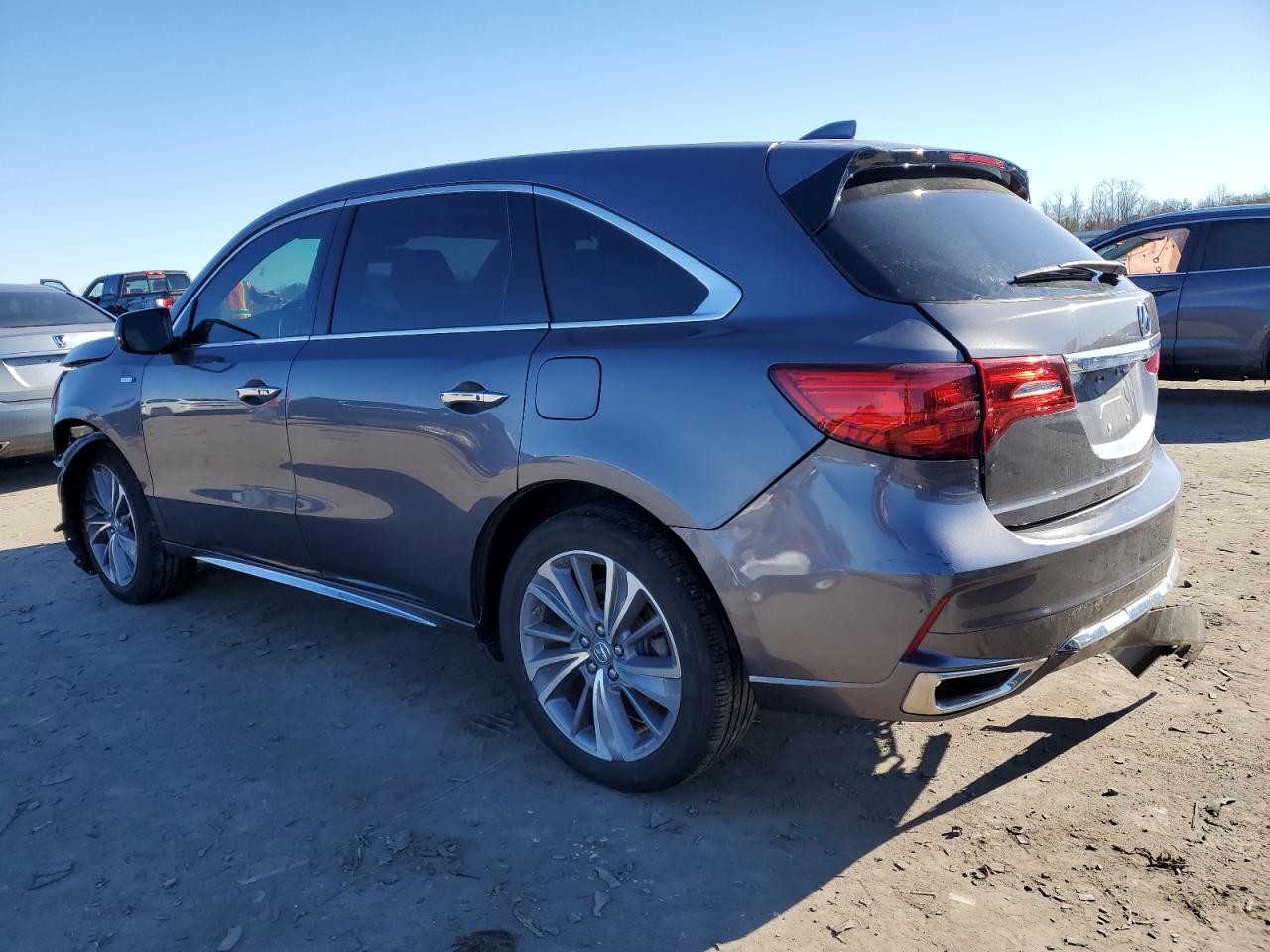2017 Acura MDX VIN 5FRYD7H59HB001854 Copart auction photo, front end / rear end damage thumbnail 2