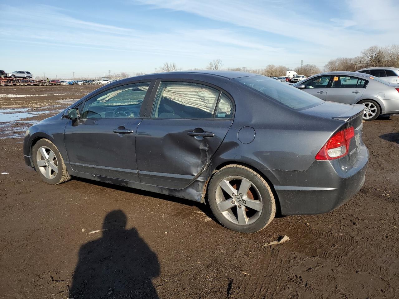 2009 Honda Civic VIN 19XFA16679E041478 Copart auction photo, side damage thumbnail 2