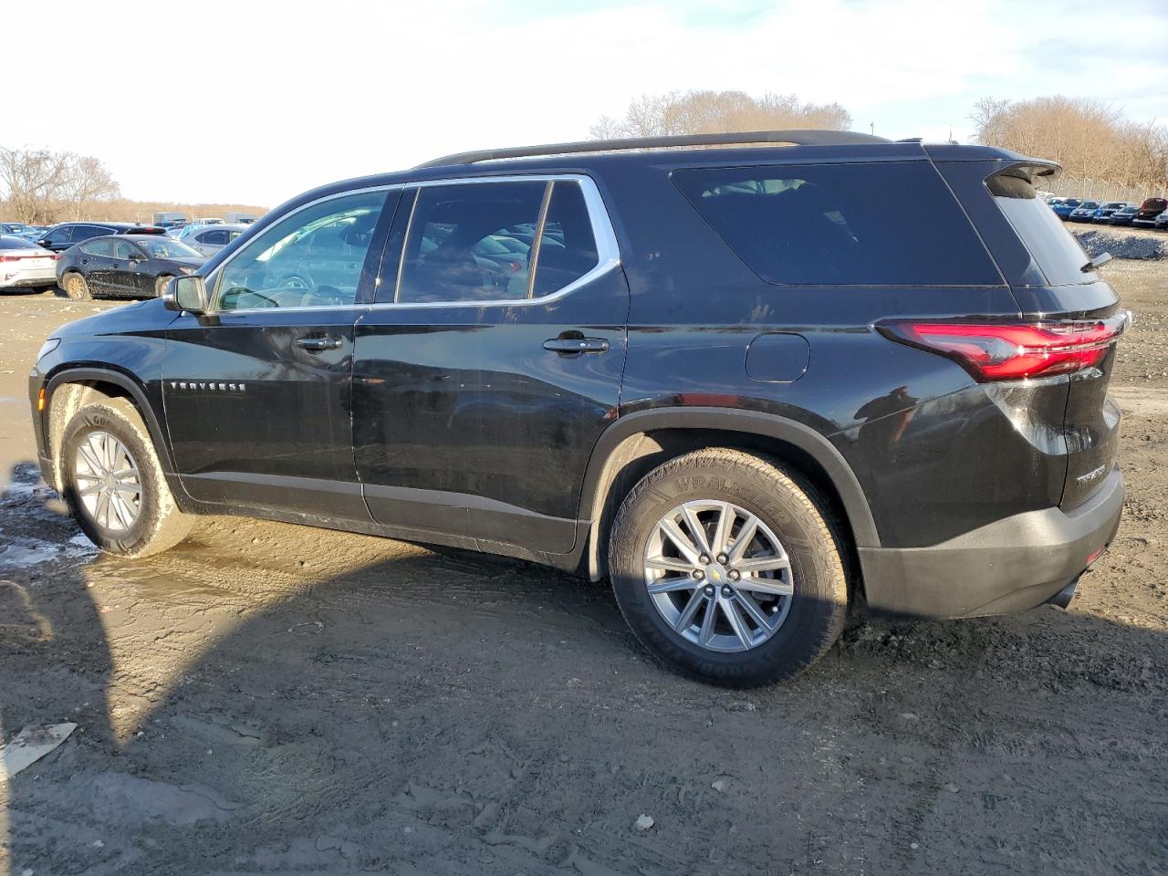 2022 Chevrolet Traverse VIN 1GNERHKW9NJ133781 Copart auction photo, side / undercarriage damage thumbnail 2