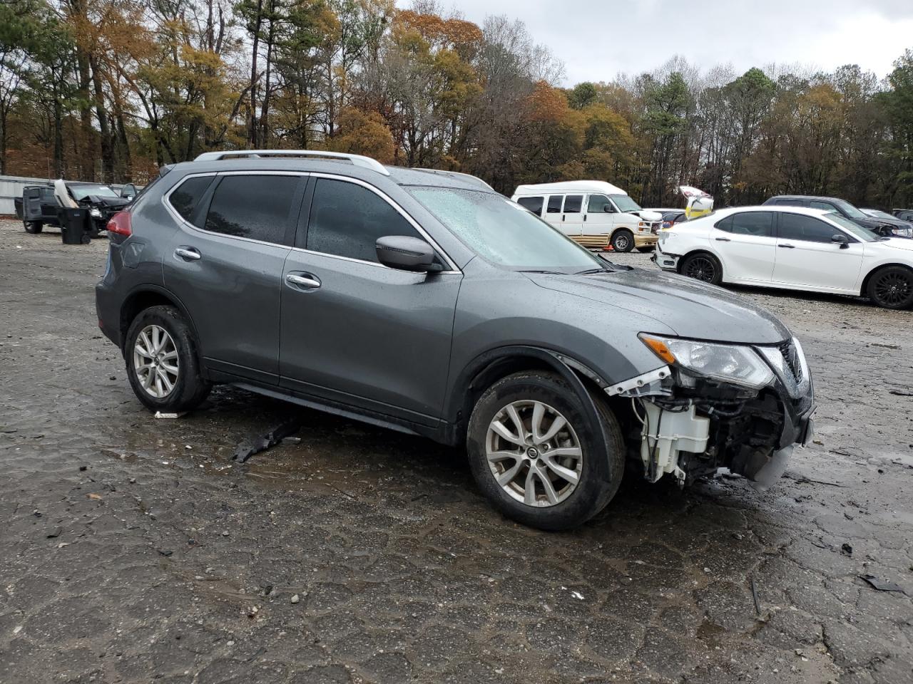 2020 Nissan Rogue VIN 5N1AT2MT5LC796447 Copart auction photo, front end / rear end damage thumbnail 4