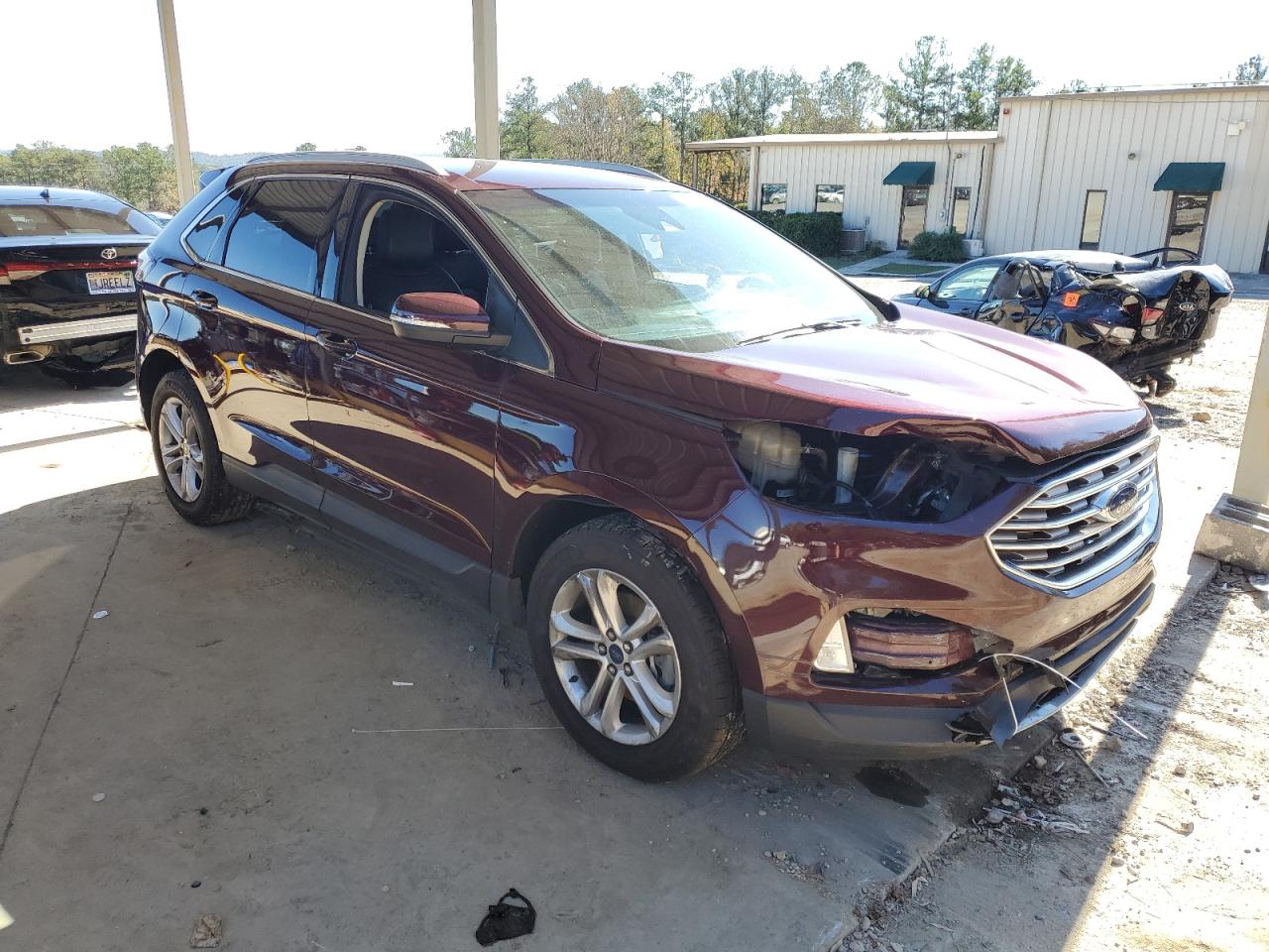 2020 Ford Edge VIN 2FMPK3J96LBA46549 Copart auction photo, front end damage thumbnail 4
