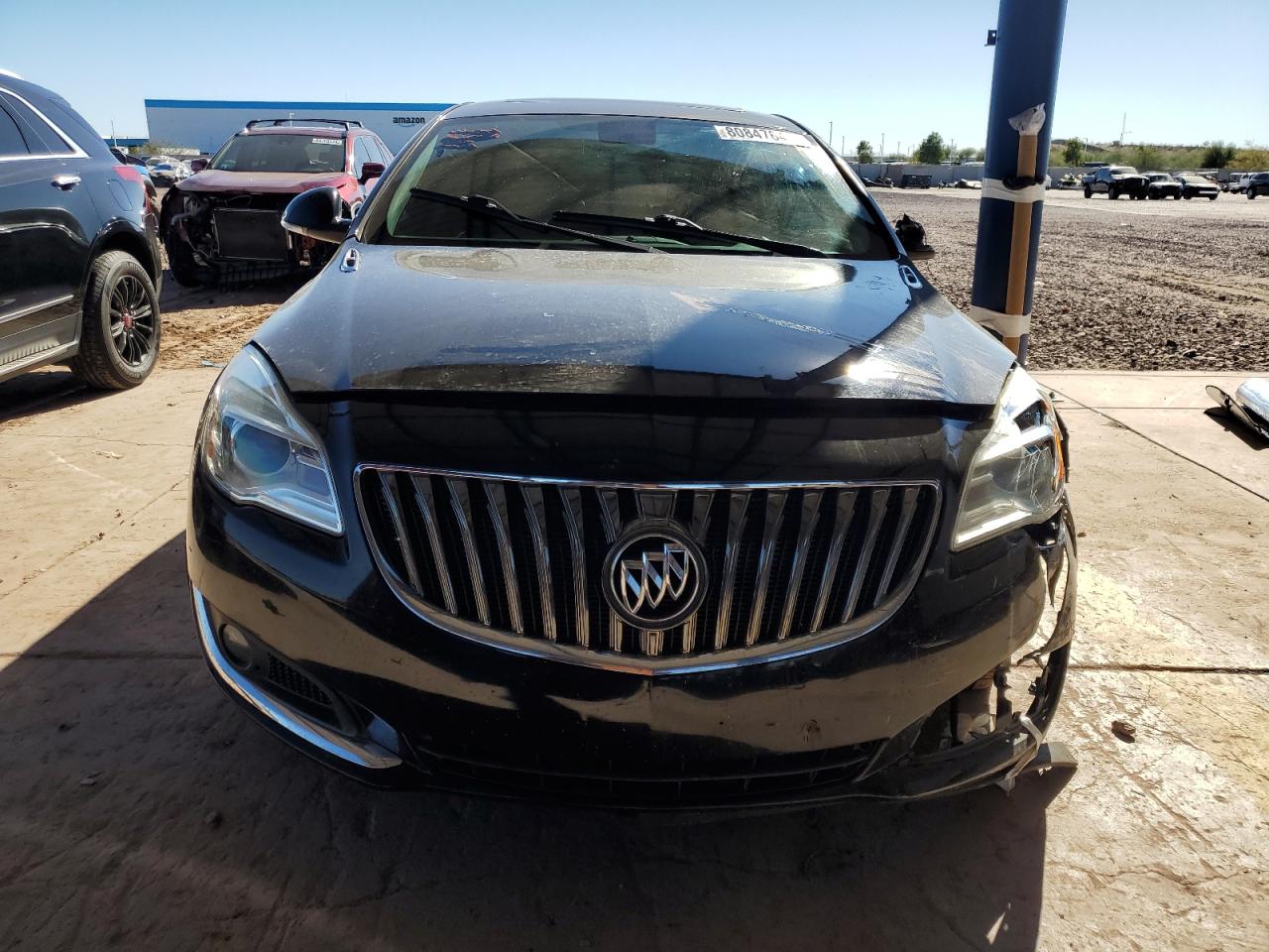 2016 Buick Regal VIN 2G4GK5EX1G9189345 Copart auction photo, front end / side damage thumbnail 5