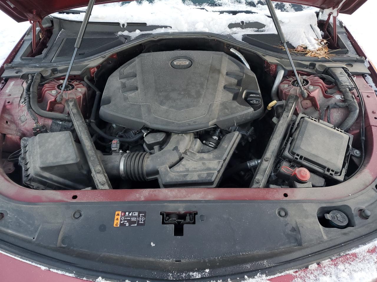 2018 Cadillac CT6 VIN 1G6KD5RS0JU159001 Copart auction photo, all over damage thumbnail 11
