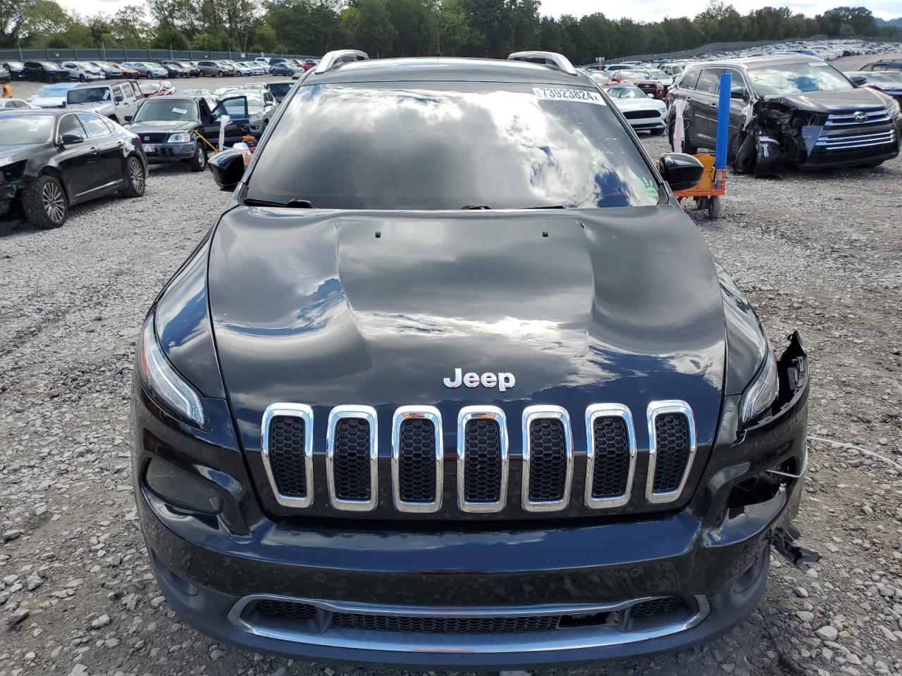 2017 Jeep Grand Cherokee VIN 1C4PJMDB8HW629111 Copart auction photo, front end / undercarriage damage thumbnail 5