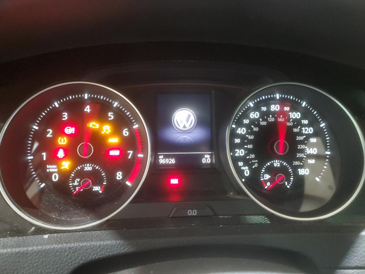 2015 Volkswagen GTI VIN 3VW4T7AU5FM007709 Copart auction photo, hail / front end damage thumbnail 9