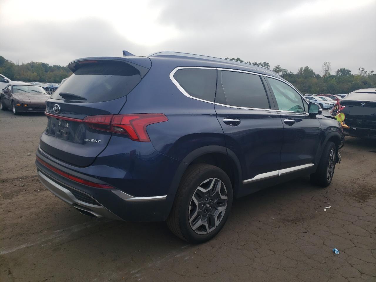 2022 Hyundai Santa Fe VIN 5NMS4DAL0NH394393 Copart auction photo, front end damage thumbnail 3