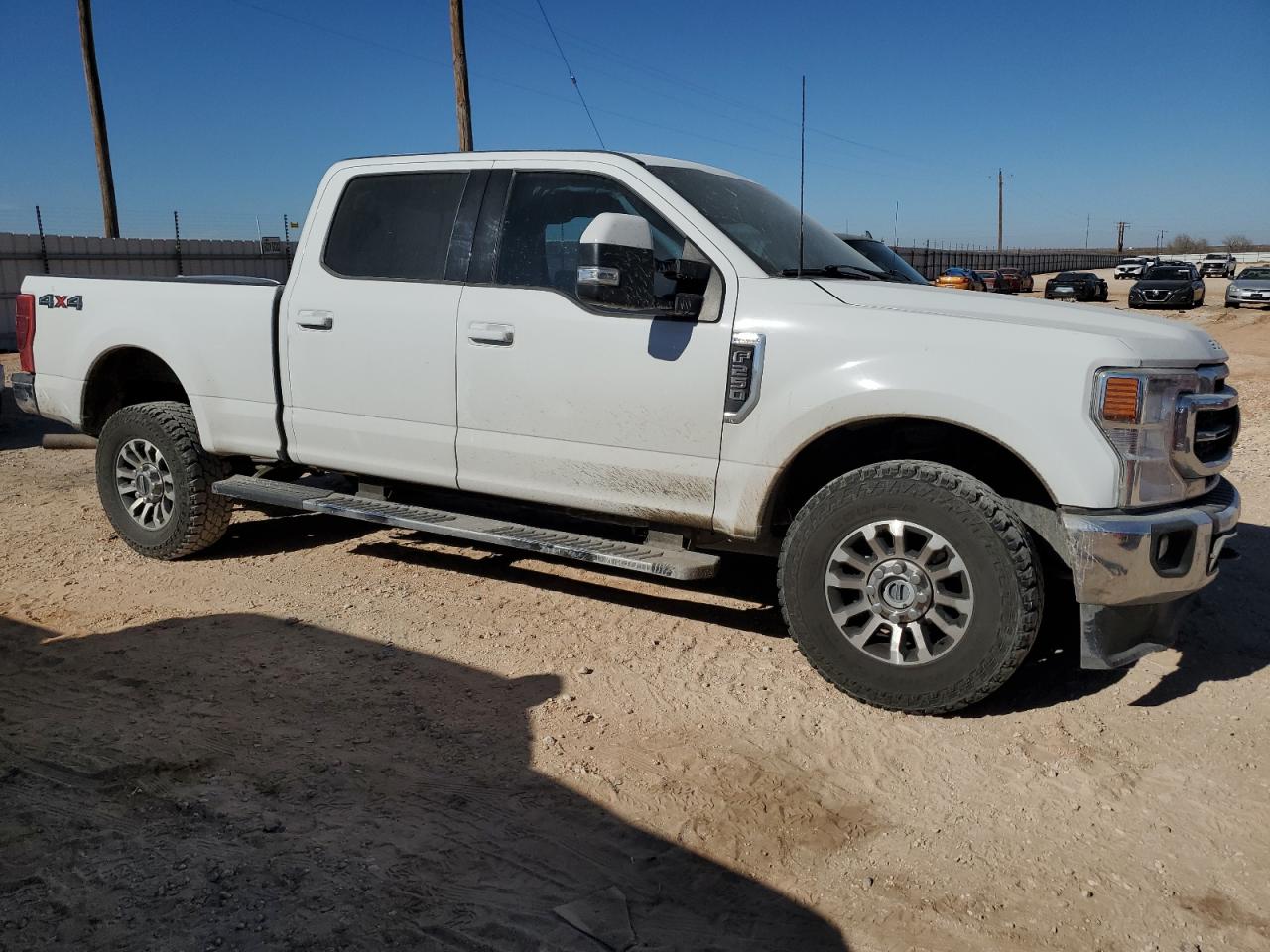 2022 Ford F250 VIN 1FT7W2B61NEE50079 Copart auction photo, side damage thumbnail 4