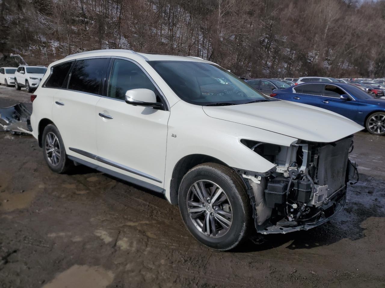 2018 Infiniti QX60 VIN 5N1DL0MM5JC528473 Copart auction photo, front end damage thumbnail 4
