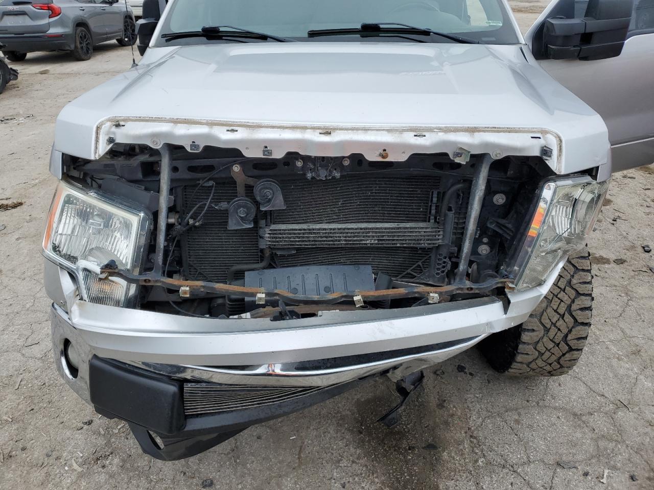 2011 Ford F-150 VIN 1FTFW1ET6BFB75872 Copart auction photo, front end / frame damage damage thumbnail 11