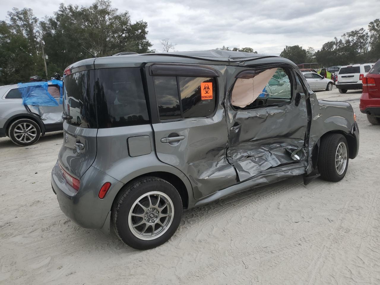 2011 Nissan Cube VIN JN8AZ2KR2BT214723 Copart auction photo, all over damage thumbnail 3