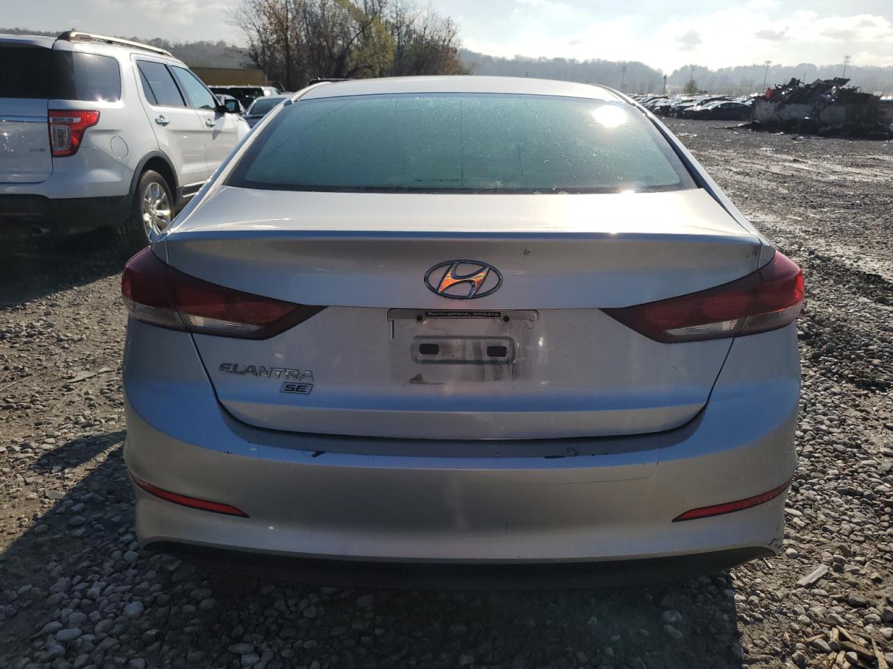 2018 Hyundai Elantra VIN 5NPD74LFXJH251908 Copart auction photo, vandalism damage thumbnail 6