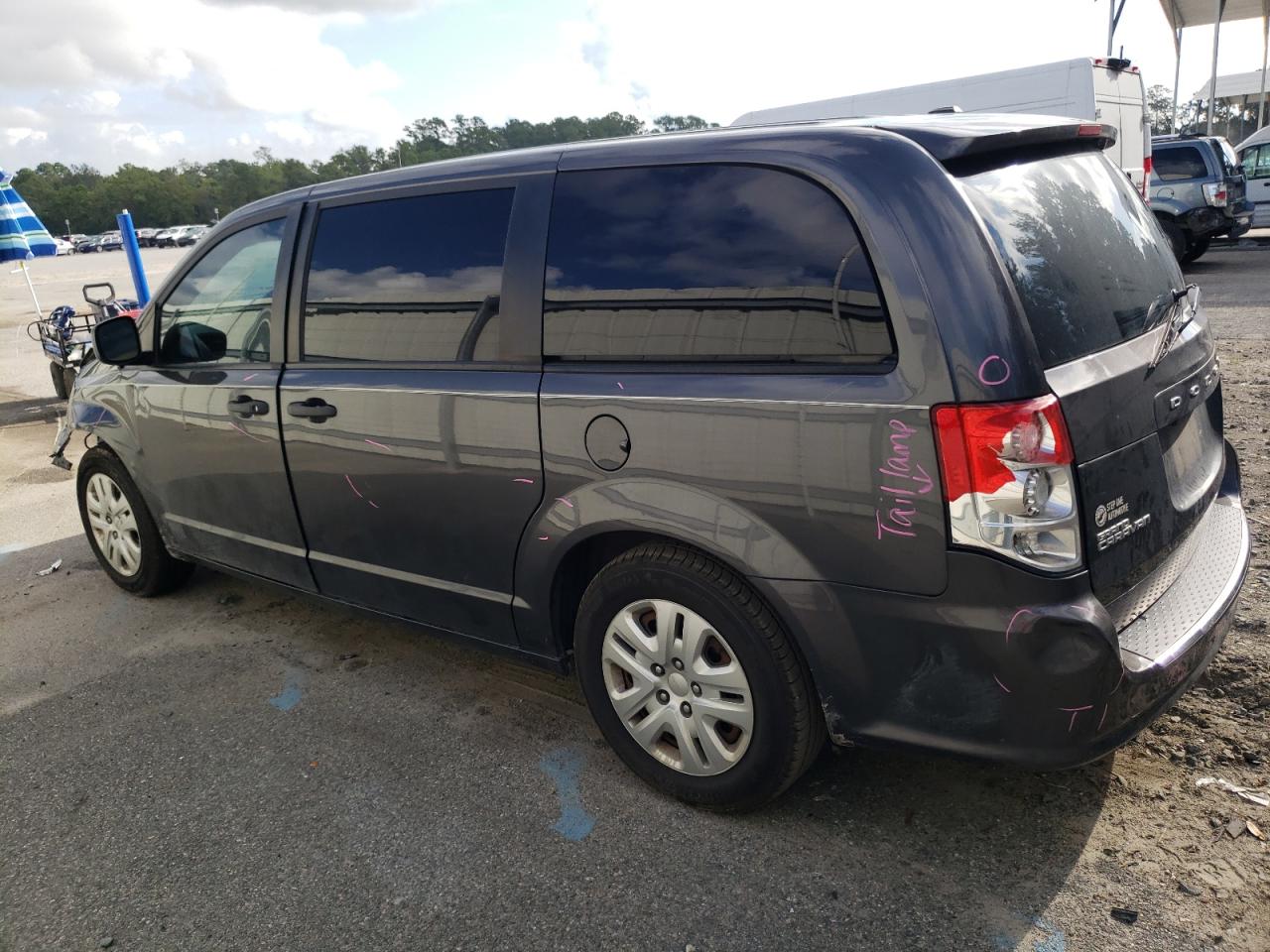 2019 Dodge Caravan VIN 2C4RDGBG6KR503698 Copart auction photo, front end damage thumbnail 2