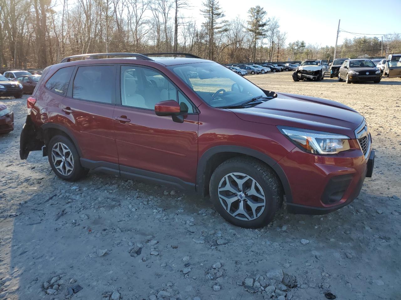 2019 Subaru Forester VIN JF2SKAGC9KH567399 Copart auction photo, rear end damage thumbnail 4