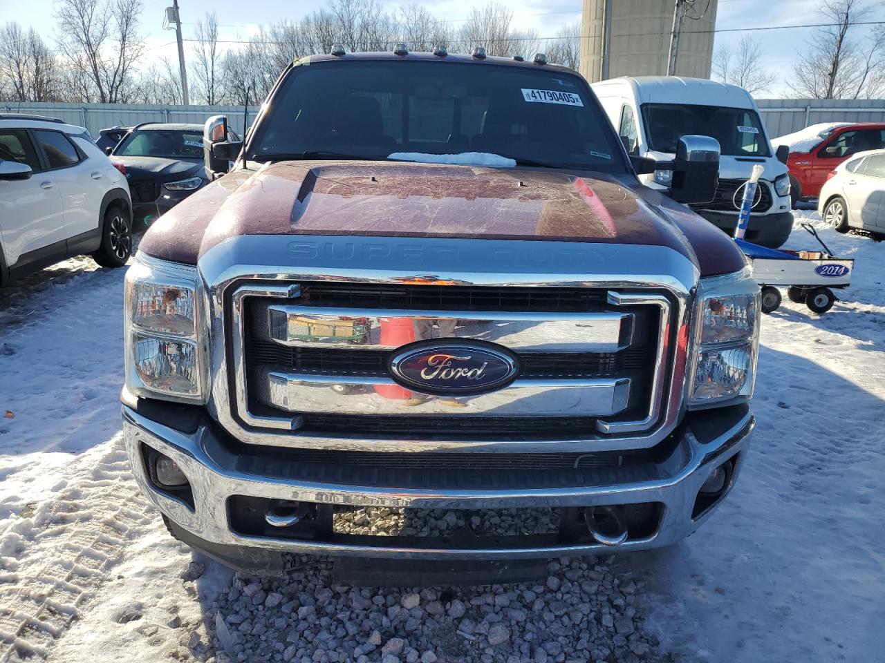 2015 Ford F250 VIN 1FT7W2BT9FEA38371 Copart auction photo, side damage thumbnail 5