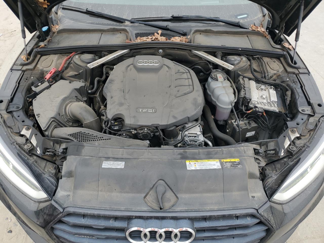 2019 Audi A5 VIN WAUFNCF52KA043216 Copart auction photo, side / rear end damage thumbnail 11