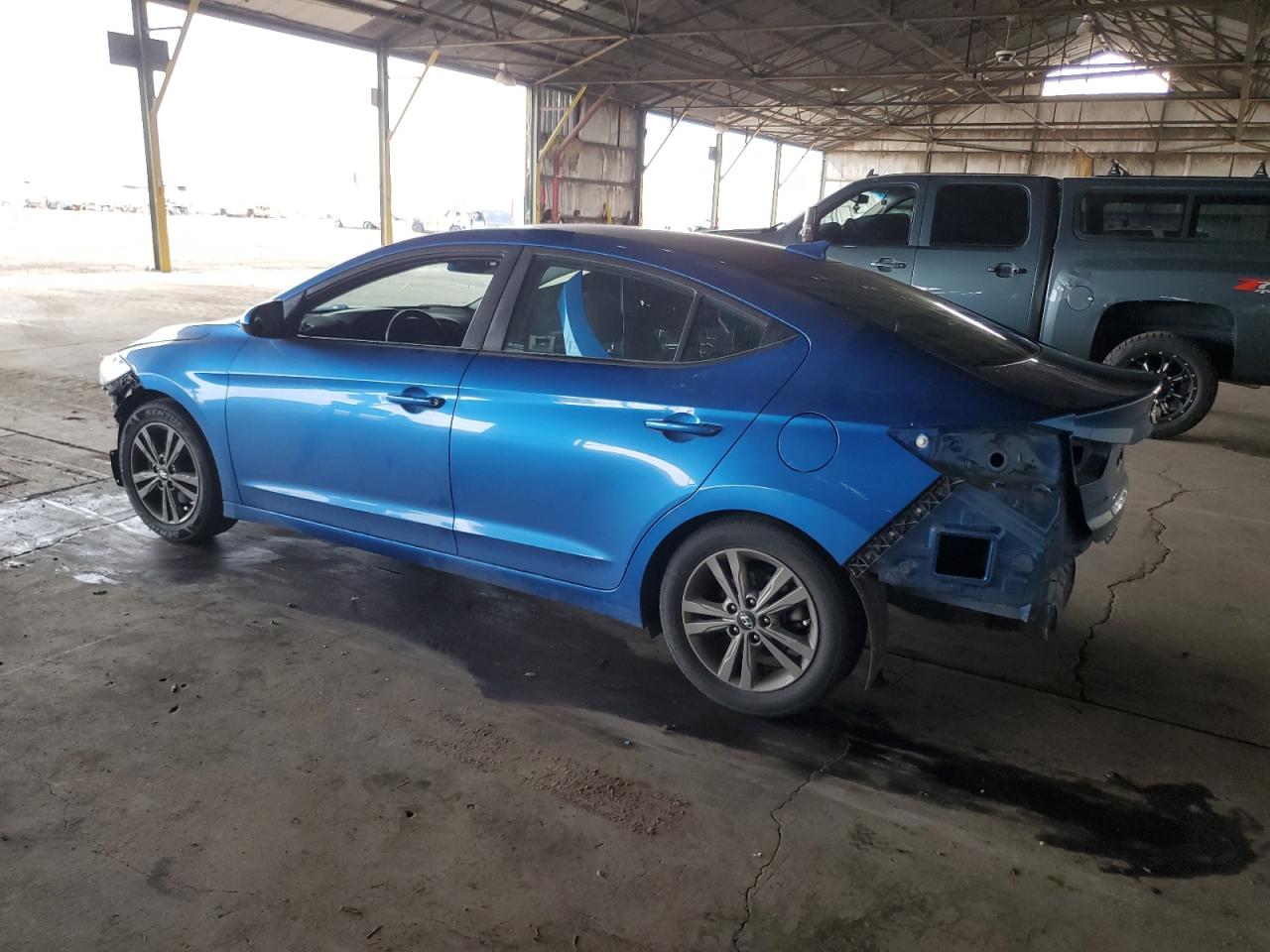 2018 Hyundai Elantra VIN 5NPD84LF1JH240096 Copart auction photo, rear end / front end damage thumbnail 2