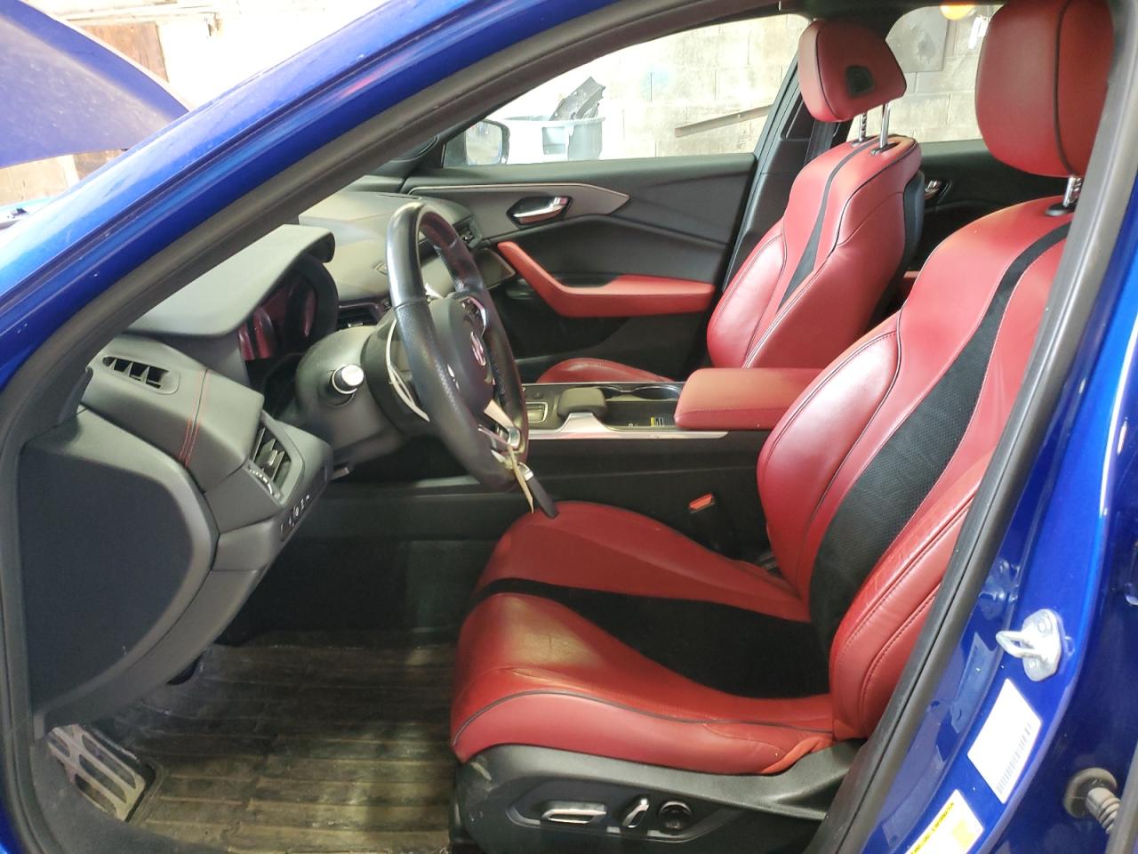 2023 Acura TLX VIN 19UUB6F55PA000373 Copart auction photo, front end / side damage thumbnail 7