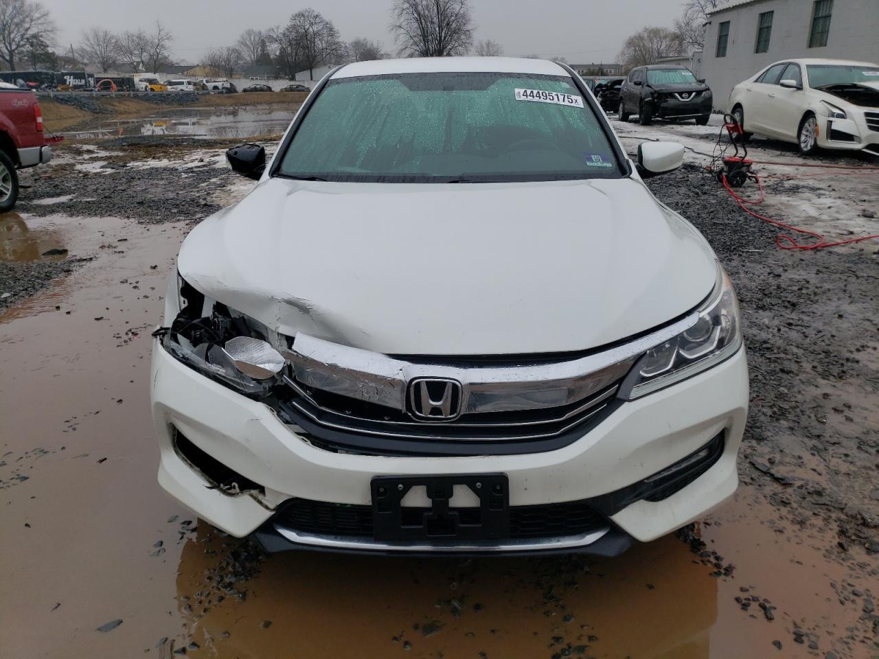 2017 Honda Accord VIN 1HGCR2F50HA308407 Copart auction photo, front end / side damage thumbnail 5